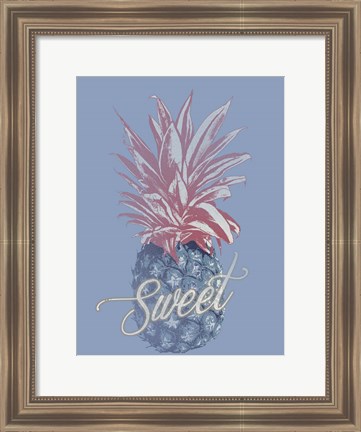 Framed Pineapple Sweet Print