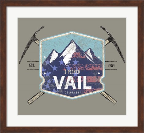 Framed Vail II Print