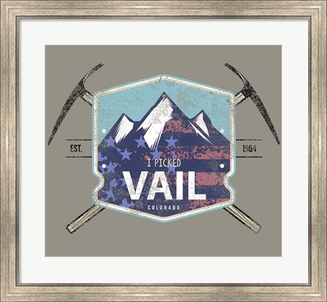 Framed Vail II Print