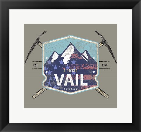 Framed Vail II Print