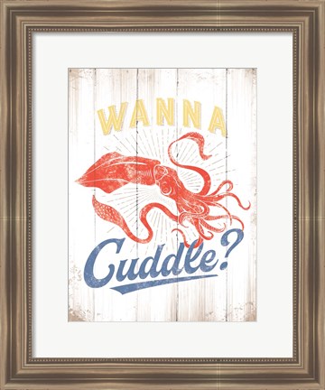 Framed Wanna Cuddle Print