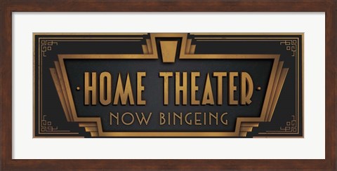 Framed Home Theater Print