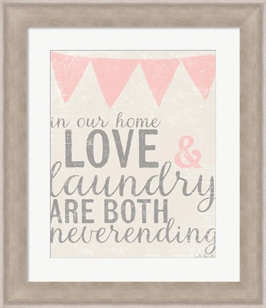 Framed Neverending Laundry Print