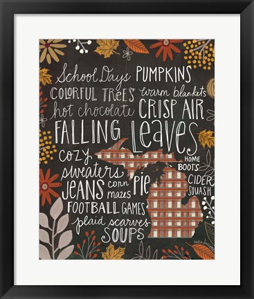 Framed Fall Print