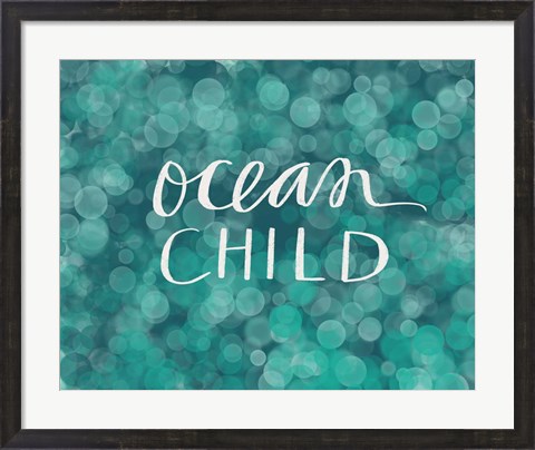 Framed Ocean Child Print
