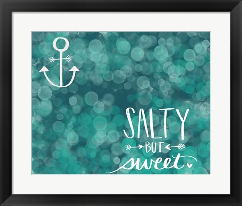 Framed Salty &amp; Sweet Print