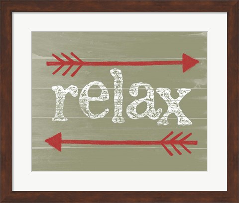 Framed Relax Print