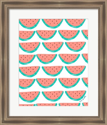 Framed Watermelon Wallpaper Print