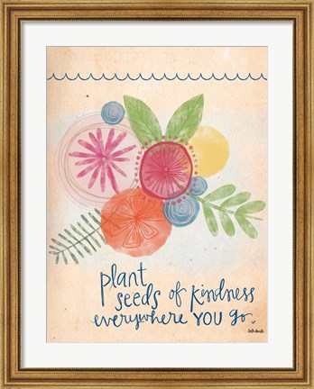 Framed Plant Seeds of Kindness Print