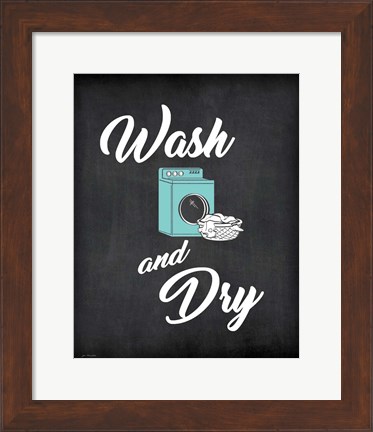 Framed Wash &amp; Dry Print