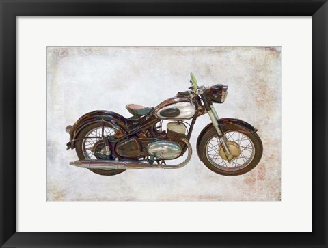 Framed Ardie Motorcycle Print