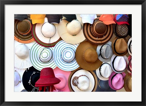 Framed Hats Hats Hats Print