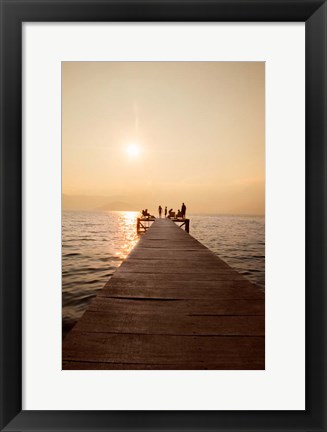 Framed Summer at the Lake II Print