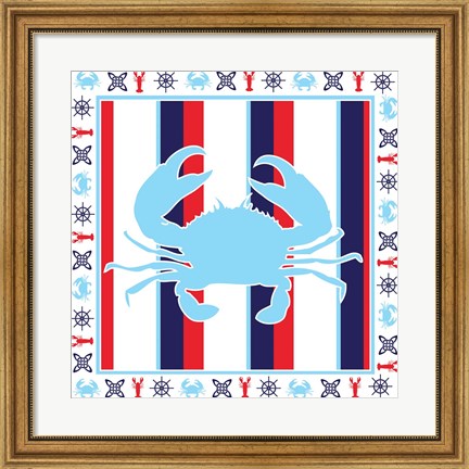 Framed Ahoy XV Print