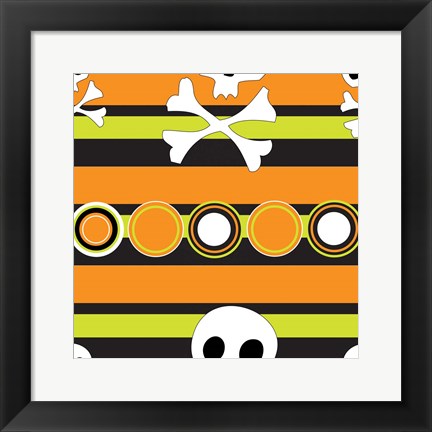 Framed Angst Pumpkin II Print