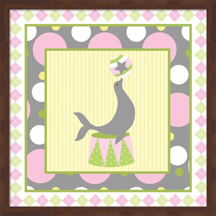 Framed Baby Big Top VI Pink Print