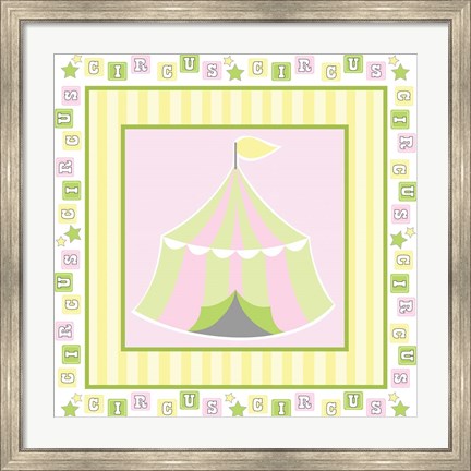 Framed Baby Big Top X Pink Print