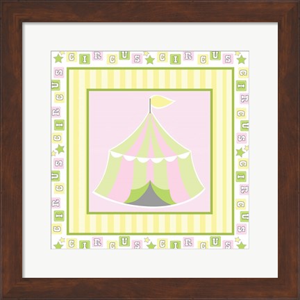 Framed Baby Big Top X Pink Print