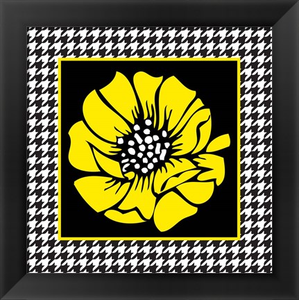 Framed Bold Yellow Flower XI Print