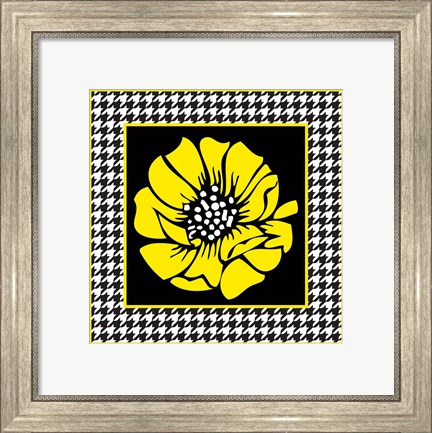 Framed Bold Yellow Flower XI Print