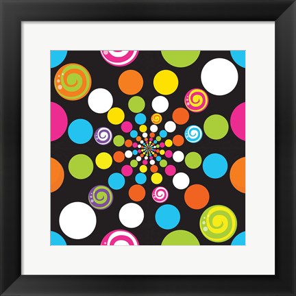 Framed Candy Craze III Print