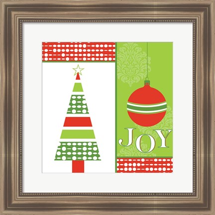 Framed Joyous Holiday XI Print