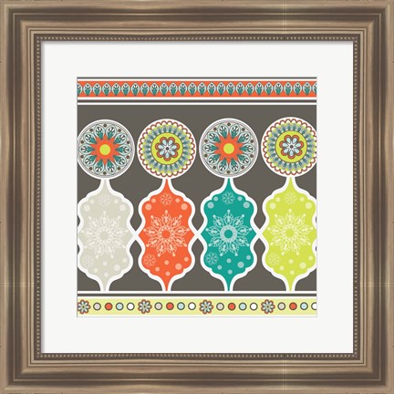 Framed Modern Day Moroccan Fiesta IV Print