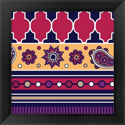 Framed Modern Day Moroccan Gypsy V Print