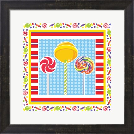 Framed Sweet Shoppe XII Print