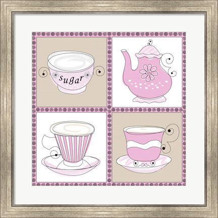 Framed Tea Time II Print