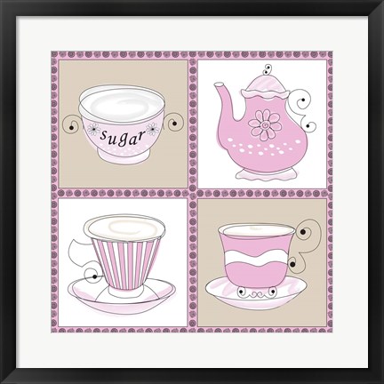 Framed Tea Time II Print