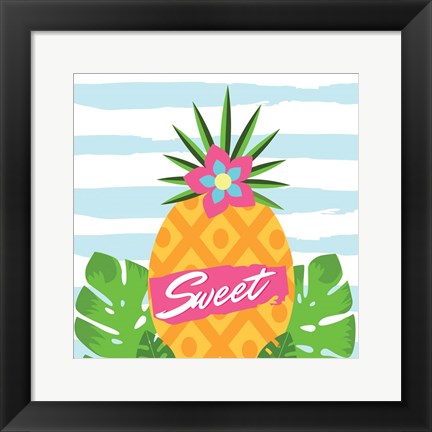 Framed Tropical I Print