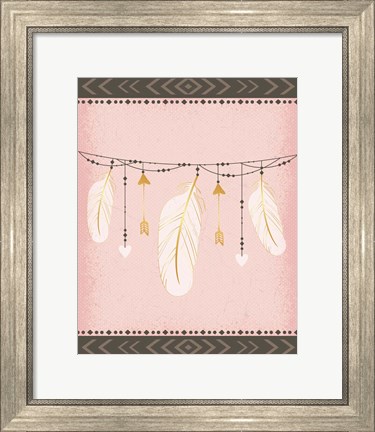 Framed Feathers Print