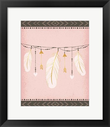 Framed Feathers Print