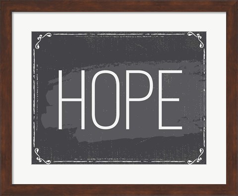 Framed Hope Print