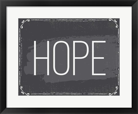 Framed Hope Print