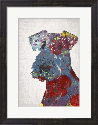 Framed Abstract Dog II Print