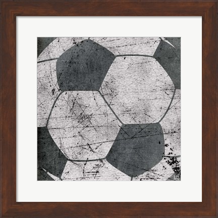 Framed Soccer Print