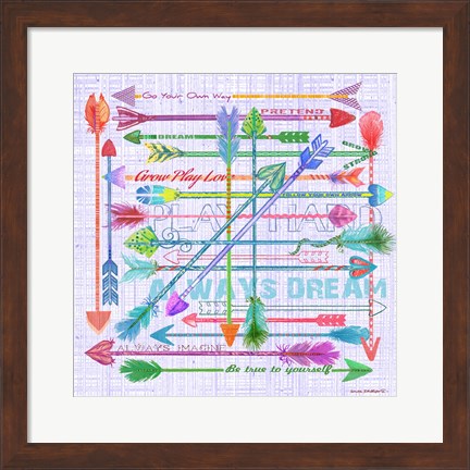 Framed Arrows Print