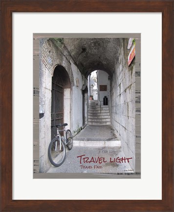 Framed Travel Light Print