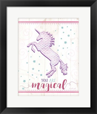 Framed Magical Unicorn Print