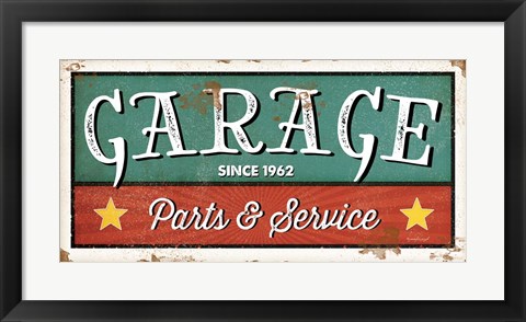 Framed Garage Print