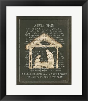 Framed O Holy Night II Print