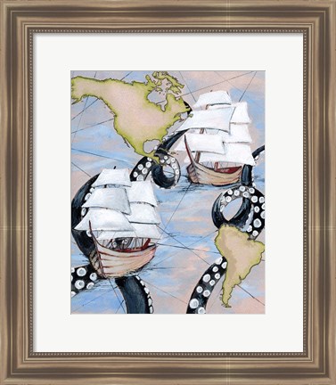 Framed Sea Day Adventure Print