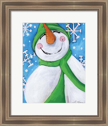 Framed Let It Snow Print