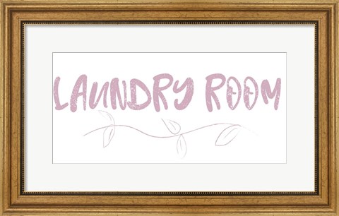 Framed Laundry Room Sketch Print