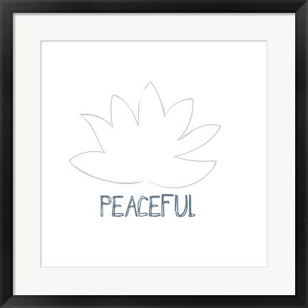 Framed Peaceful Print