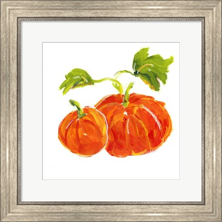 Framed Pumpkin Patch I Print