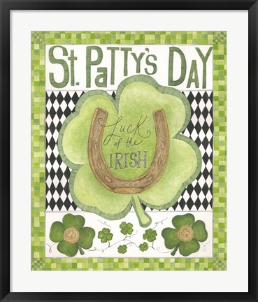 Framed Luck of the Irish Print