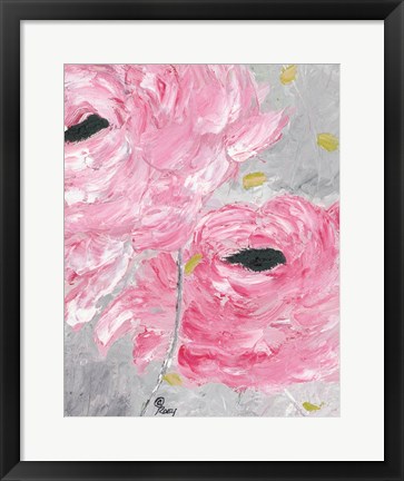 Framed Bold Rose Blooms Print